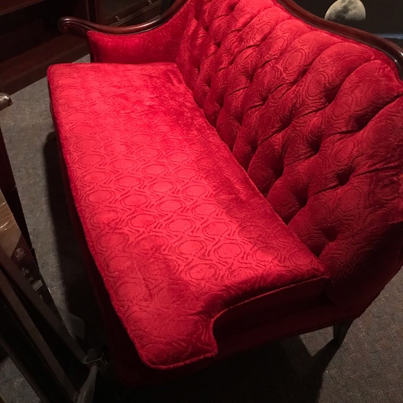 Antique Red Sofa - Picture 1 of 1